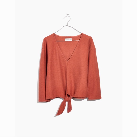 Madewell Tops - Madewell Texture & Thread Front Tie Top